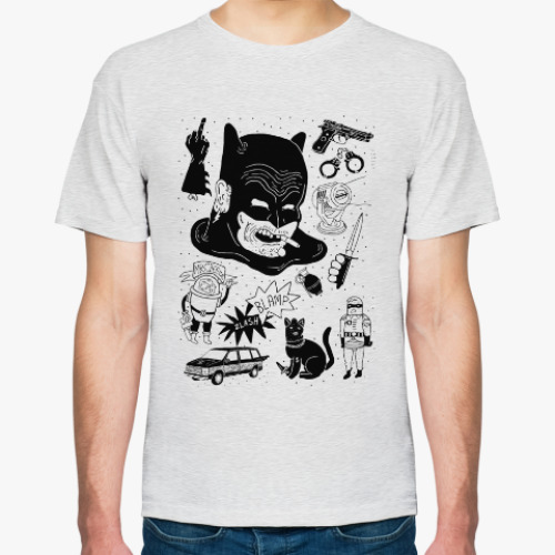 Футболка с принтом БЭТМЭН и друзья