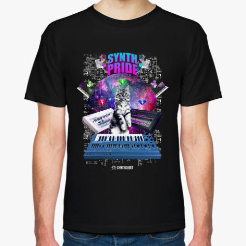 Футболка с принтом Synth Pride / King Night