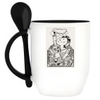 Кружка с ложкой