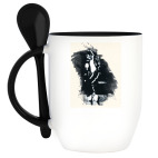 Кружка с ложкой