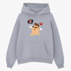 Толстовка худи оверсайз