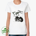 Женская футболка органик