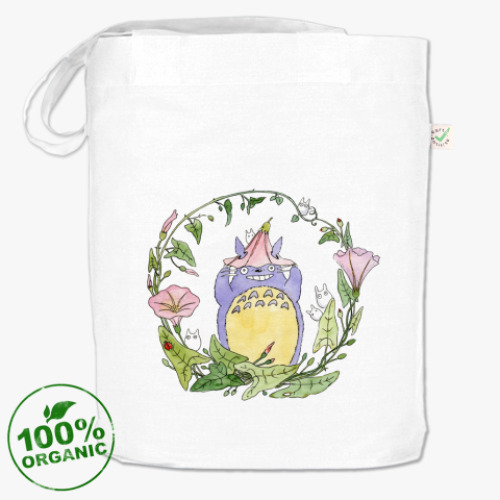 Сумка шоппер с принтом Тоторо