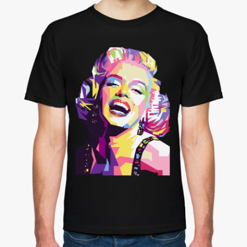 Футболка с принтом Мерилин Монро поп-арт