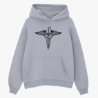 Толстовка худи оверсайз