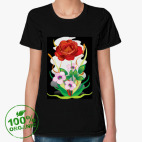 Женская футболка органик