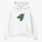 Толстовка худи оверсайз