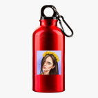 Металлическая бутылка 400 мл UV-DTF