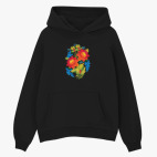 Толстовка худи оверсайз