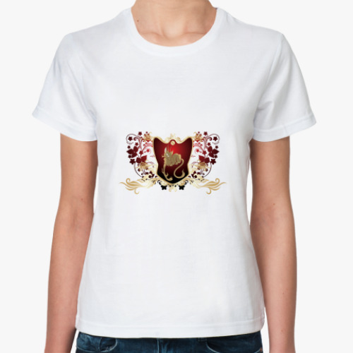 Классическая футболка с принтом  Год Кота #1