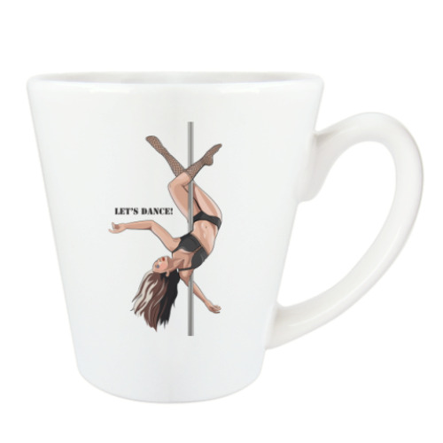 Чашка Латте с принтом Танцы