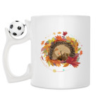 Кружка с футбольным мячиком