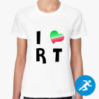 Женская спортивная футболка