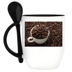 Кружка с ложкой