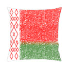 Подушка 35x35 см с цветной обратной стороной Флаг Белоруссии