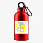 Металлическая бутылка 400 мл UV-DTF