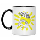 Кружка двухцветная