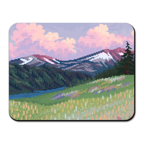 Коврик для мыши с принтом Альпы