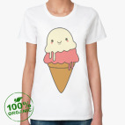 Женская футболка органик