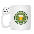 Кружка с футбольным мячиком