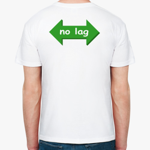 Футболка с принтом   no lag