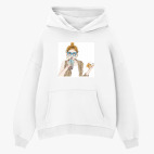 Толстовка худи оверсайз