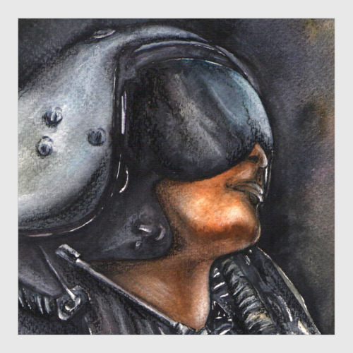 Постер с принтом Авиатор Военный летчик