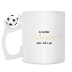 Кружка с футбольным мячиком