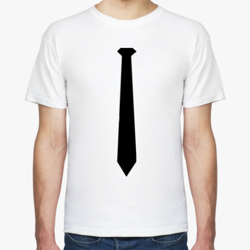 Футболка с принтом Галстук