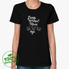 Женская футболка органик