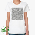 Женская футболка органик