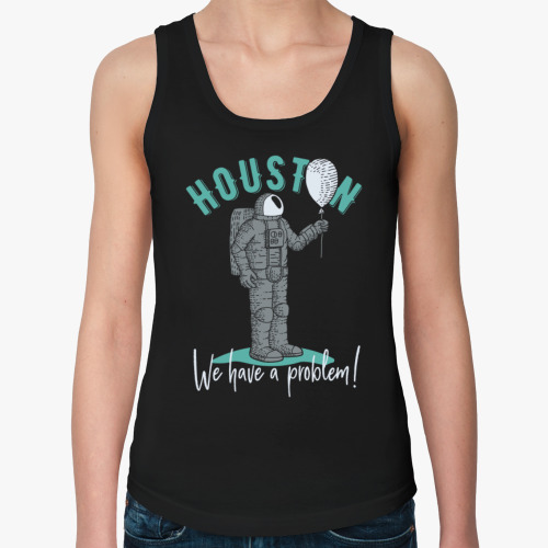 Женская майка с принтом Houston