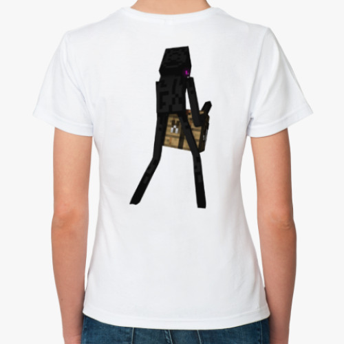 Классическая футболка с принтом Minecraft мир: Странник Края