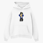 Толстовка худи оверсайз