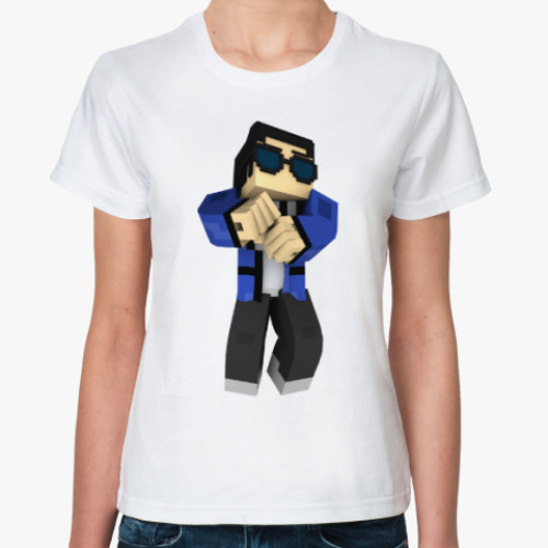 Классическая футболка с принтом Minecraft мир: MINECRAFT