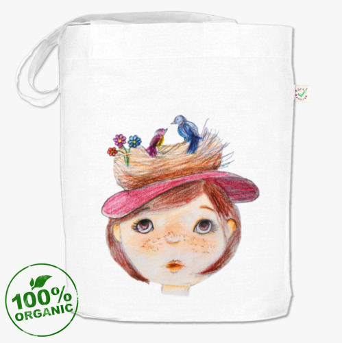 Сумка шоппер с принтом Бельгийка