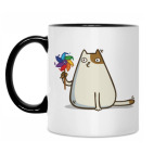 Кружка двухцветная