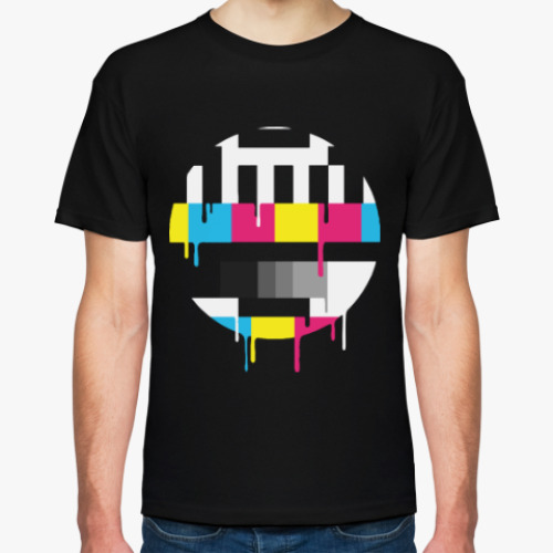 Футболка с принтом Потеря сигнала