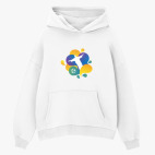 Толстовка худи оверсайз