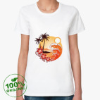 Женская футболка органик