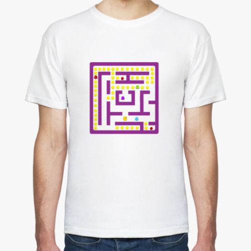 Футболка с принтом Пакмен