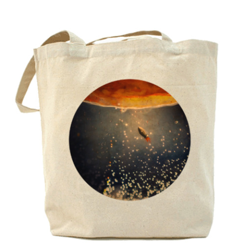 Сумка шоппер с принтом К солнцу