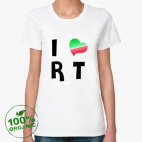 Женская футболка органик