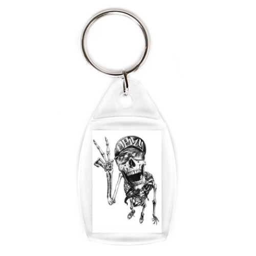 Брелок с принтом Thrash-скелет