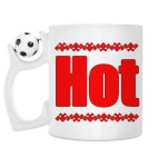 Кружка с футбольным мячиком