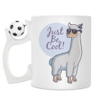 Кружка с футбольным мячиком