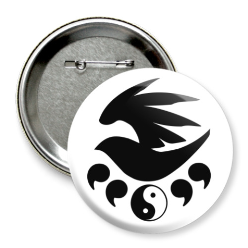 Значок 75мм с принтом Sekirei