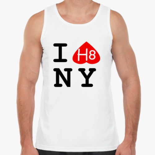 Майка с принтом  'I HATE NY!'