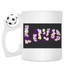 Кружка с футбольным мячиком