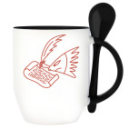 Кружка с ложкой